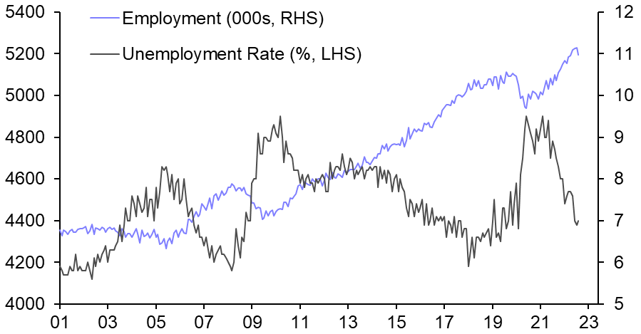 Swedish labour data point to further rate hikes  
