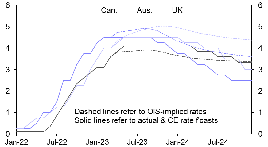 Monetary policy and sovereign bond yields in DMs
