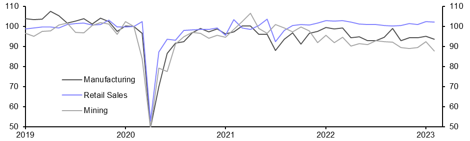 South Africa Activity Data (Feb.) 
