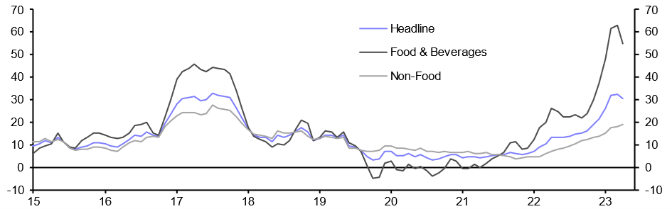 Egypt Consumer Prices (Apr. 2023)
