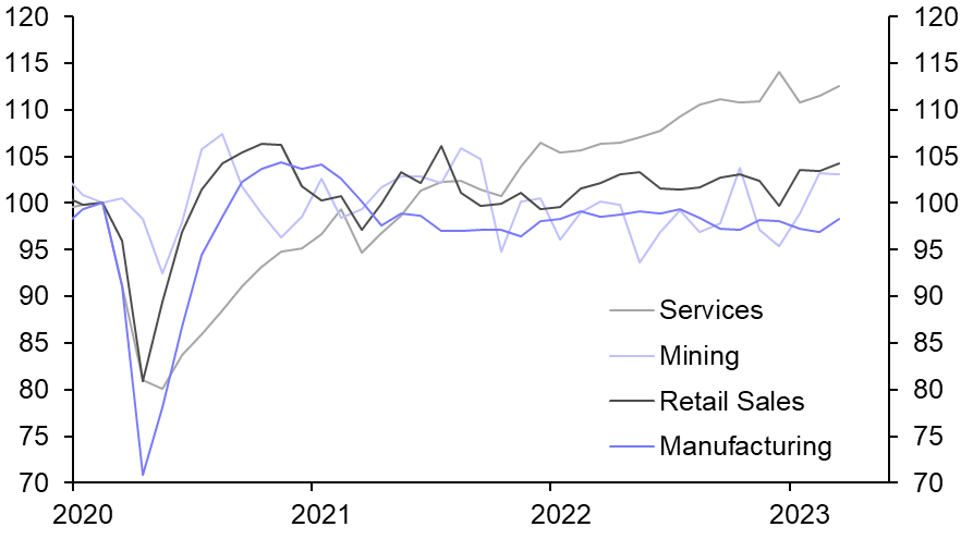 A temporary rebound in growth
