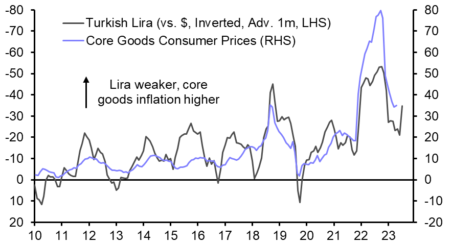 Fallout from Russia&#039;s rebellion, lira&#039;s sharp depreciation
