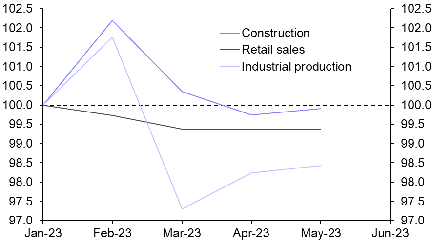 Euro-zone probably contracted again in Q2
