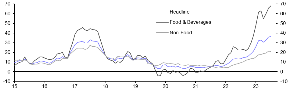 Egypt Consumer Prices (Jul.) 
