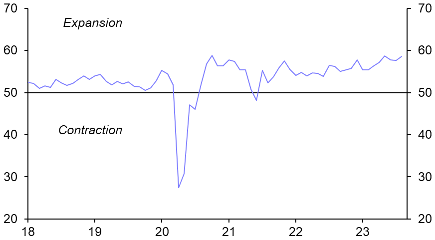 Manufacturing PMI (Aug.)
