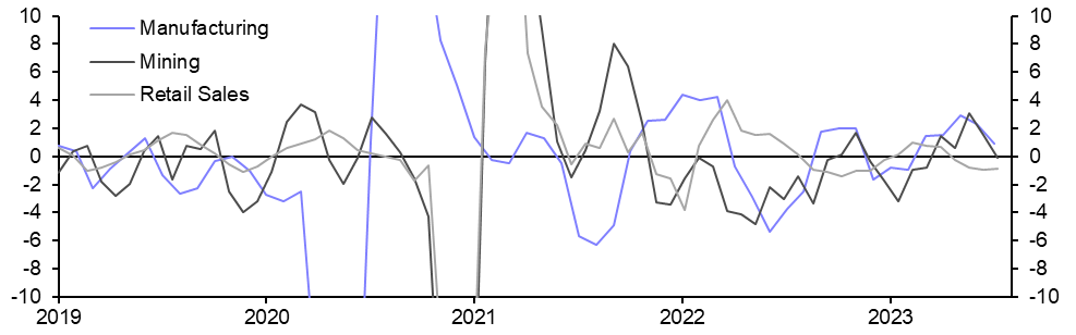 South Africa Activity Data (Jul.)
