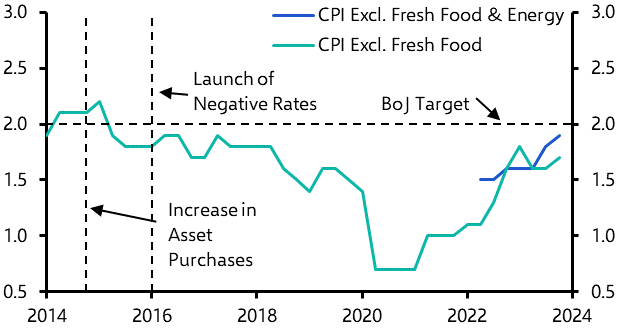 Negative interest rates will end in early-2024
