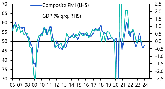 Euro-zone Flash PMIs (Jan. 2024)
