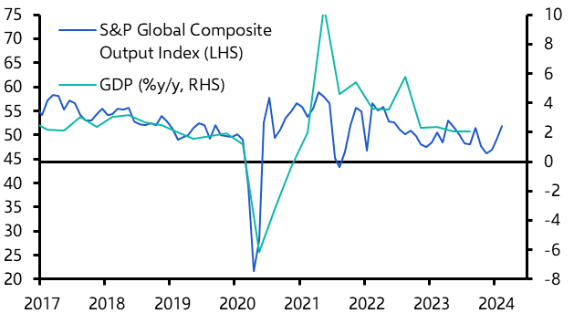 Survey data point to resilience in economic activity
