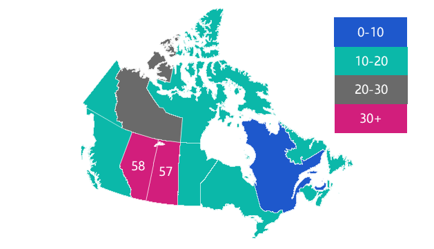 Regional data lift lid on Canada’s climate credentials
