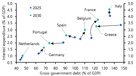Analysing public debt sustainability in the euro-zone

