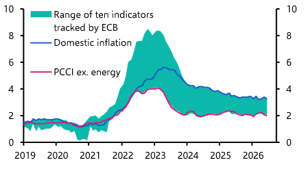 ECB on pause but chance of another hike is rising
