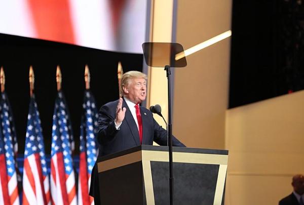 Trump speaking