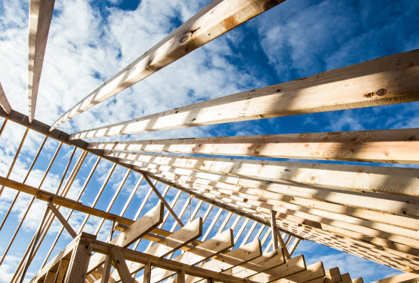 Timber frame for residential construction