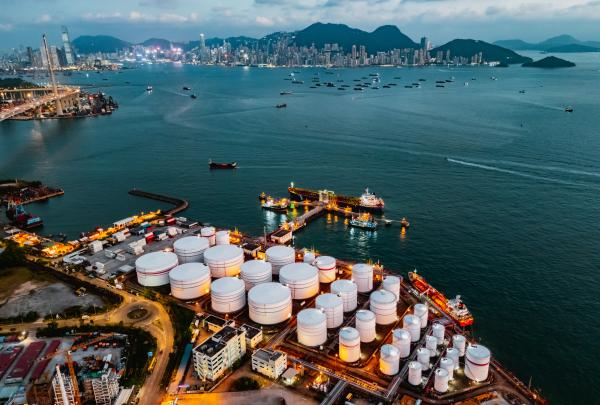 Hong Kong Shipping port