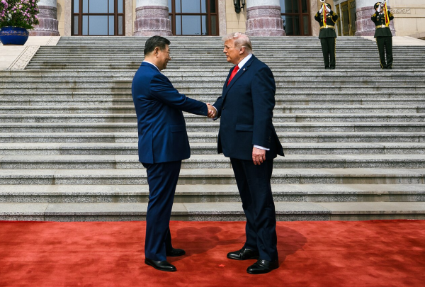 Xi Jinping and Donald Trump