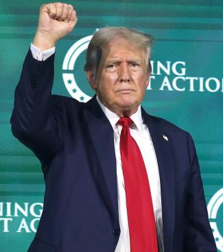 Trump speaking