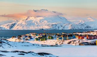 View over Nuuk Greenland