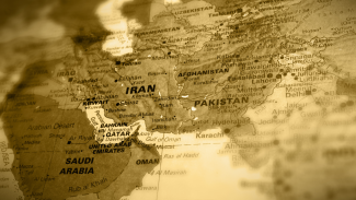 Map of Middle East 