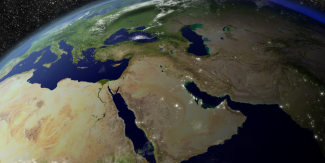Middle East - Satellite Image 