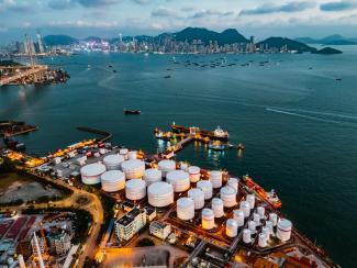 Hong Kong Shipping port