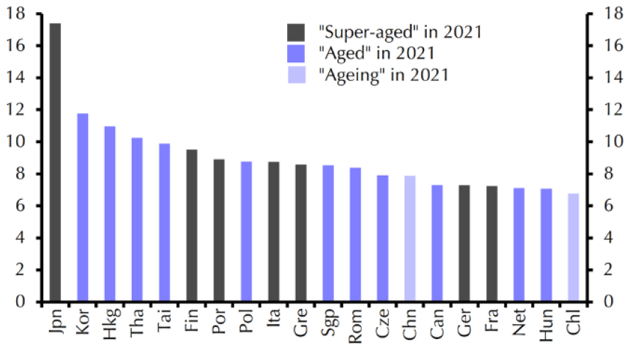 Which countries can offer lessons for ageing populations?